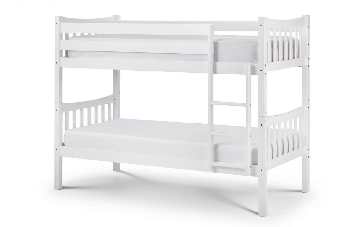 Kids Zodiac Bunk Bed - White or Grey - Optional Mattress