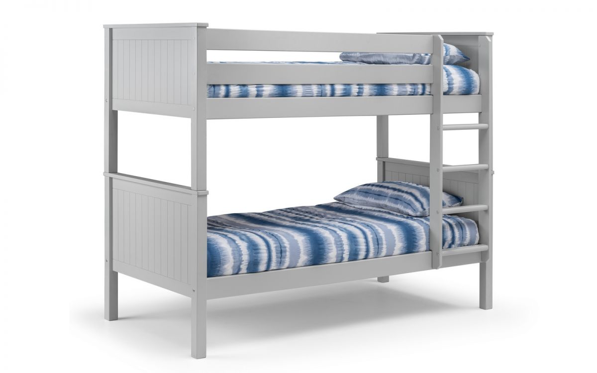 Luxury Maine Bunk Bed - Available in Anthracite, Surf White or Dove Grey - Optional Under Bed and Mattress