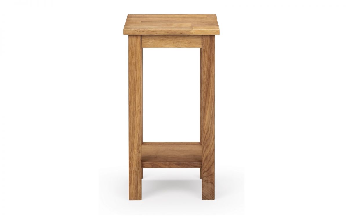 Coxmoor Tall Narrow Side Table - Available in Oak or Ivory & Oak