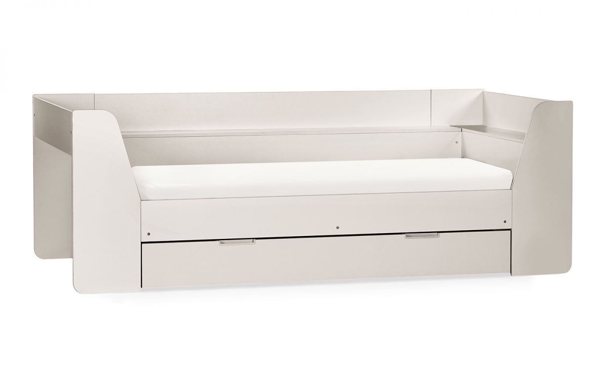 Luxury Cyclone Daybed - Taupe or White - With Under Bed Drawer