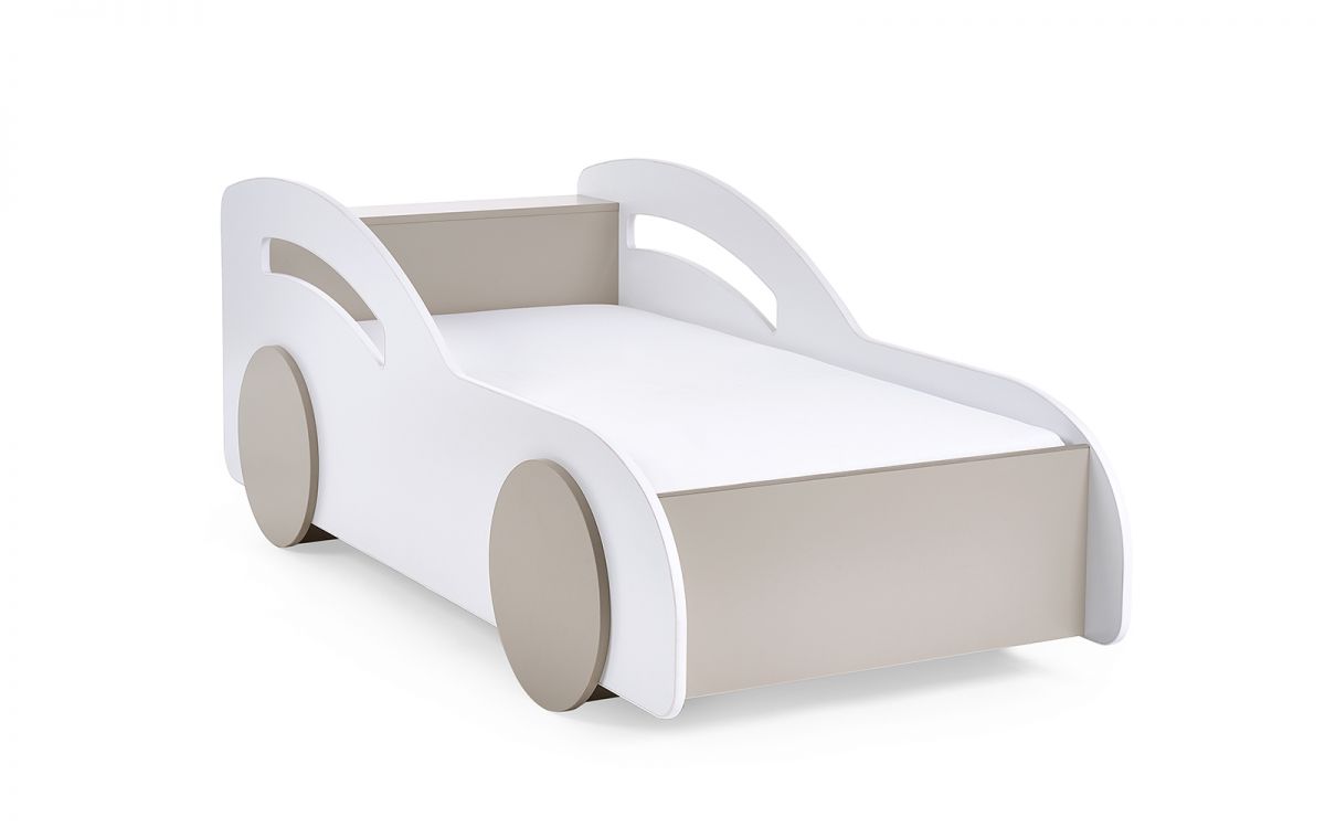Kids Atlantis Car Bed - White - Optional Mattress
