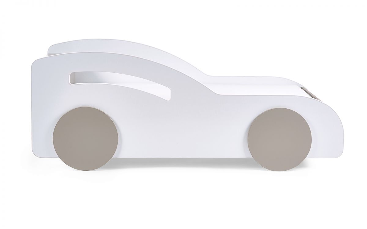 Kids Atlantis Car Bed - White - Optional Mattress