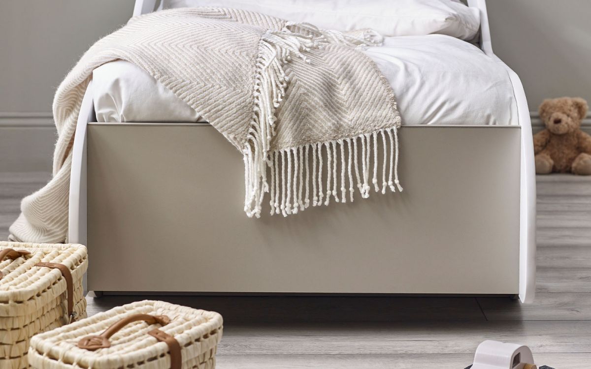 Kids Atlantis Car Bed - White - Optional Mattress