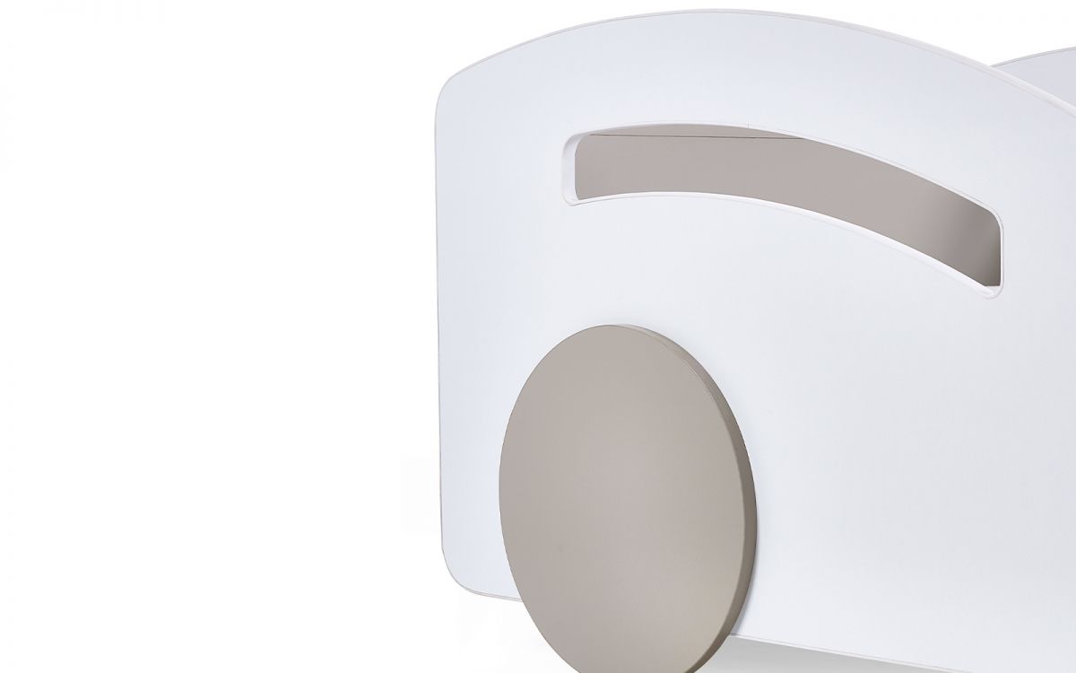 Kids Atlantis Car Bed - White - Optional Mattress