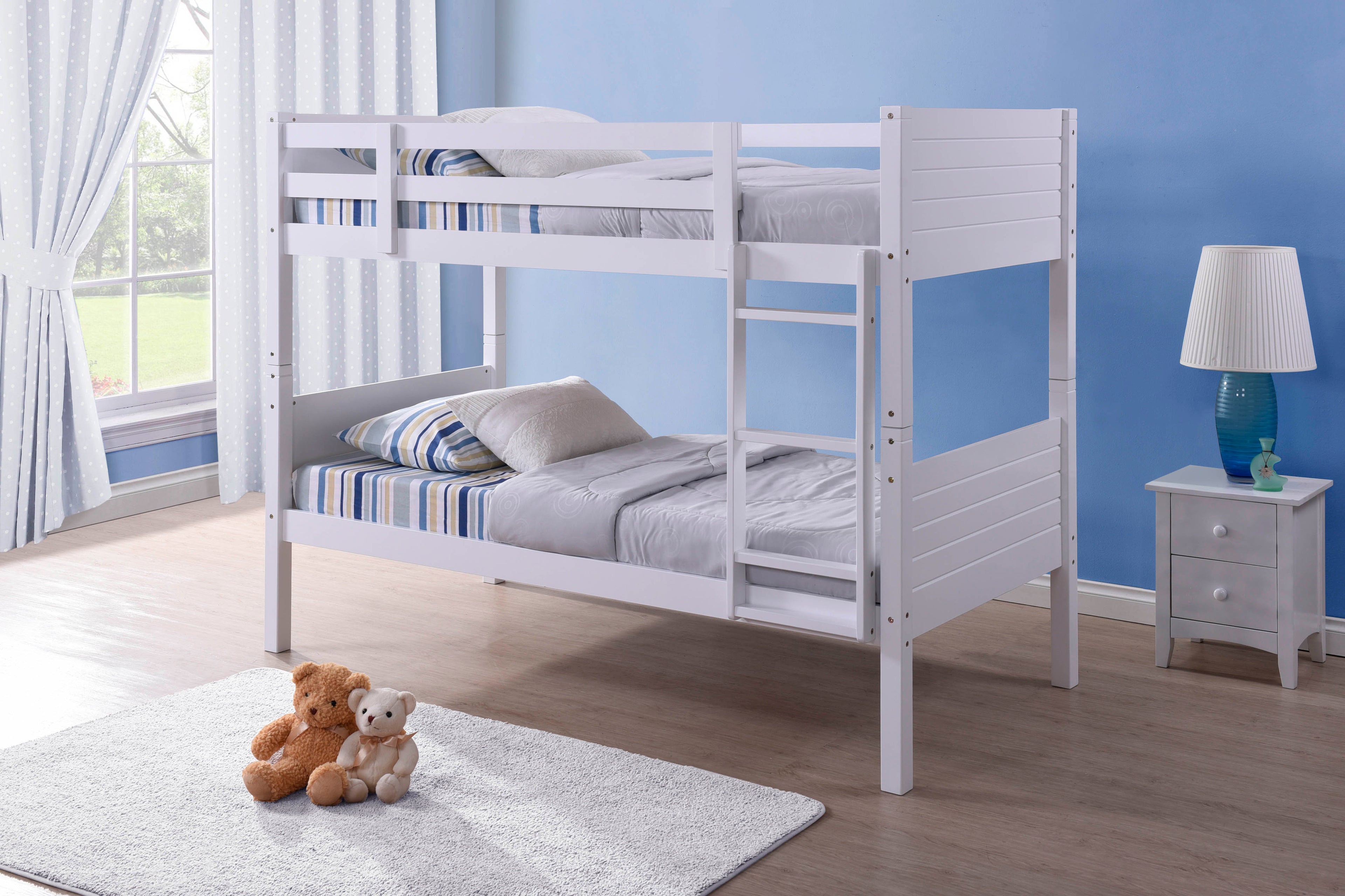 Bedford Bunk Bed - White - Single 3Ft - Drawer Option