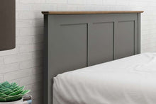Load image into Gallery viewer, CONWAY Wooden Bed - Grey or White - 4 Drawer Option Available
