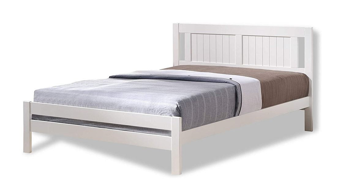 Glory Bed - White - Available in Single(3Ft), Small Double(4Ft), Double(4"6Ft) & KingSize (5Ft)