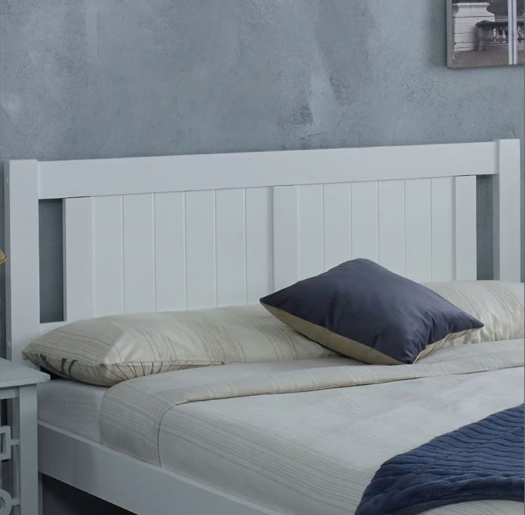Glory Bed - White - Available in Single(3Ft), Small Double(4Ft), Double(4"6Ft) & KingSize (5Ft)