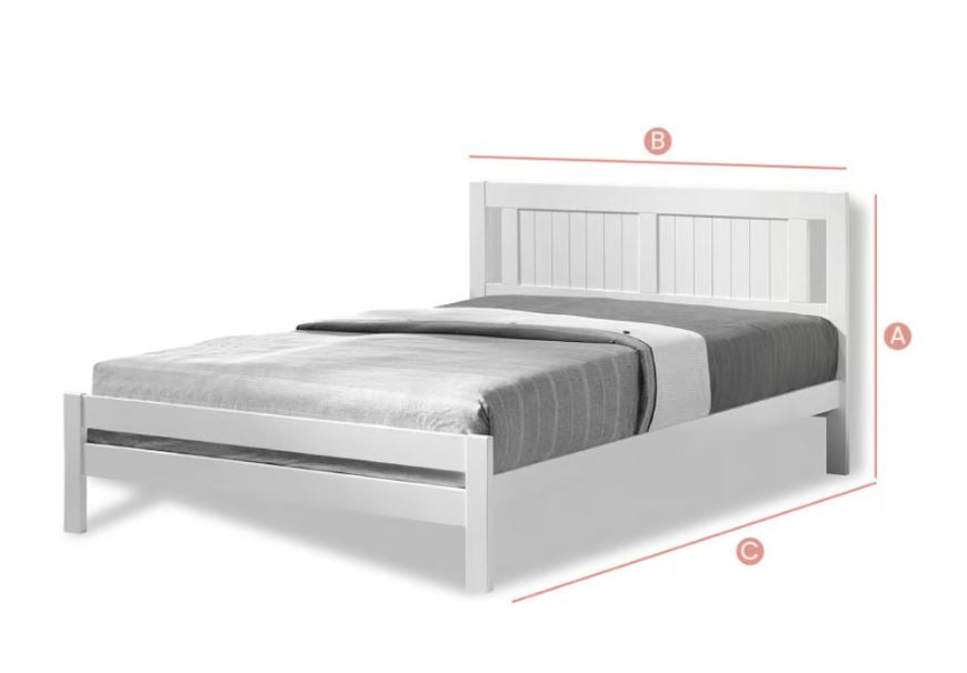 Glory Bed - White - Available in Single(3Ft), Small Double(4Ft), Double(4"6Ft) & KingSize (5Ft)