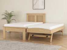 Load image into Gallery viewer, HENDRE Guest Bed Frame - White, Oak Or White &amp; Oak
