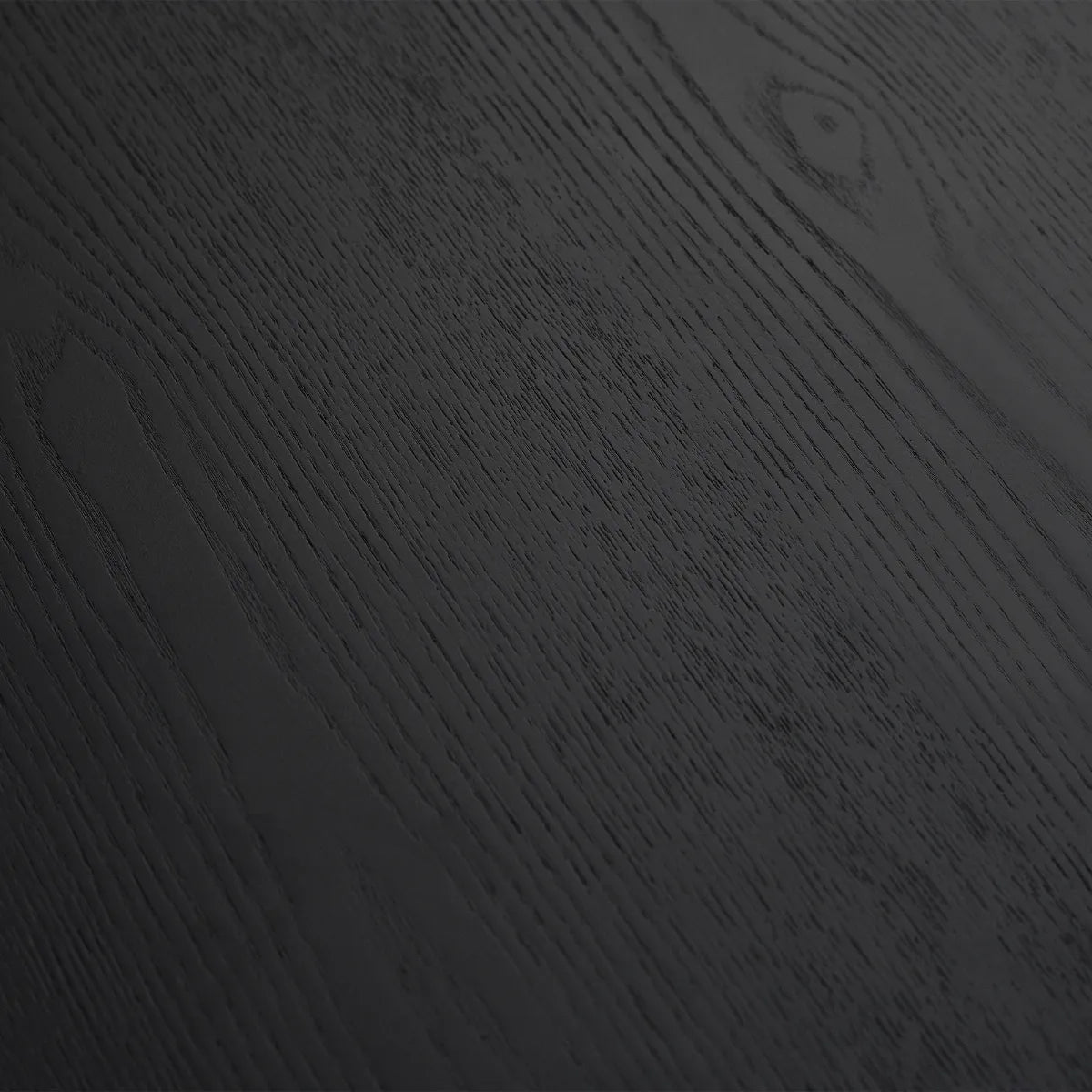 Louis Black Fluted Extending Dining Table - 80cm D x 220cm W x 75cm H