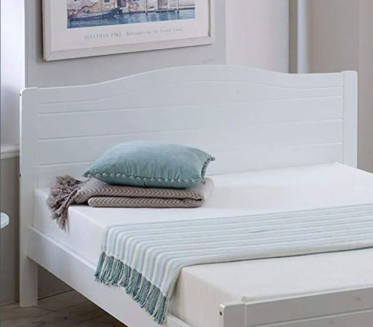 Lauren Bed - White - Available in Single(3Ft), Small Double(4Ft), Double(4"6Ft) & KingSize (5Ft)