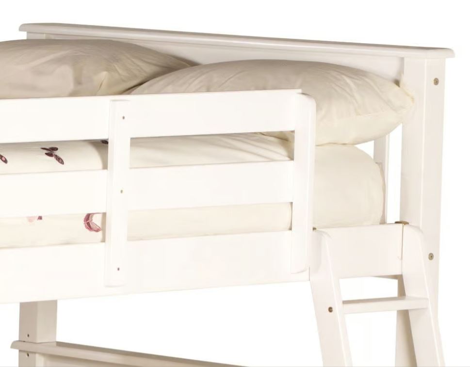 Malvern Bunk Bed - White - 4Ft Small Double - Drawer Option