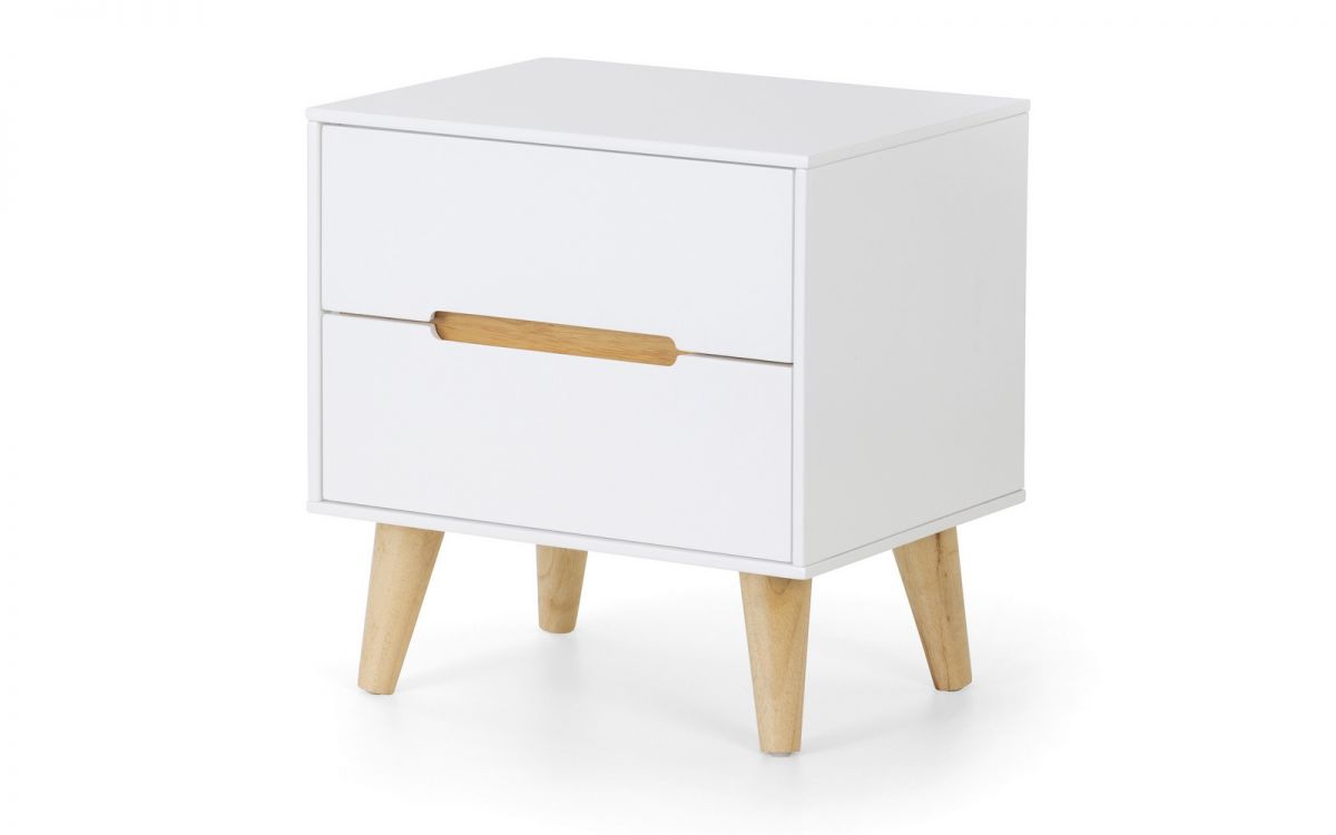 Alison Bedroom Range - White or Anthracite - Options: 2 Drawer Bedsides, 3 Drawer Chest, 5 Drawer Chest, 6 Drawer Chest & Wardrobe