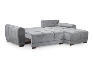 Azzuro SofaBed - Colours Grey or Mocha or Cream - Available in Universal Corner