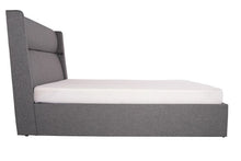 Load image into Gallery viewer, Rumba Ottoman Fabric Bed Grey - Available in Double Or KingSize

