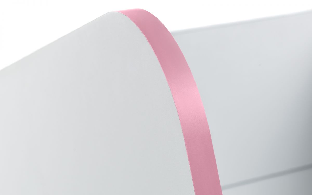 Kids Cookie Cabin Bed - Available in White & Charcoal or Pink - Mattress Option