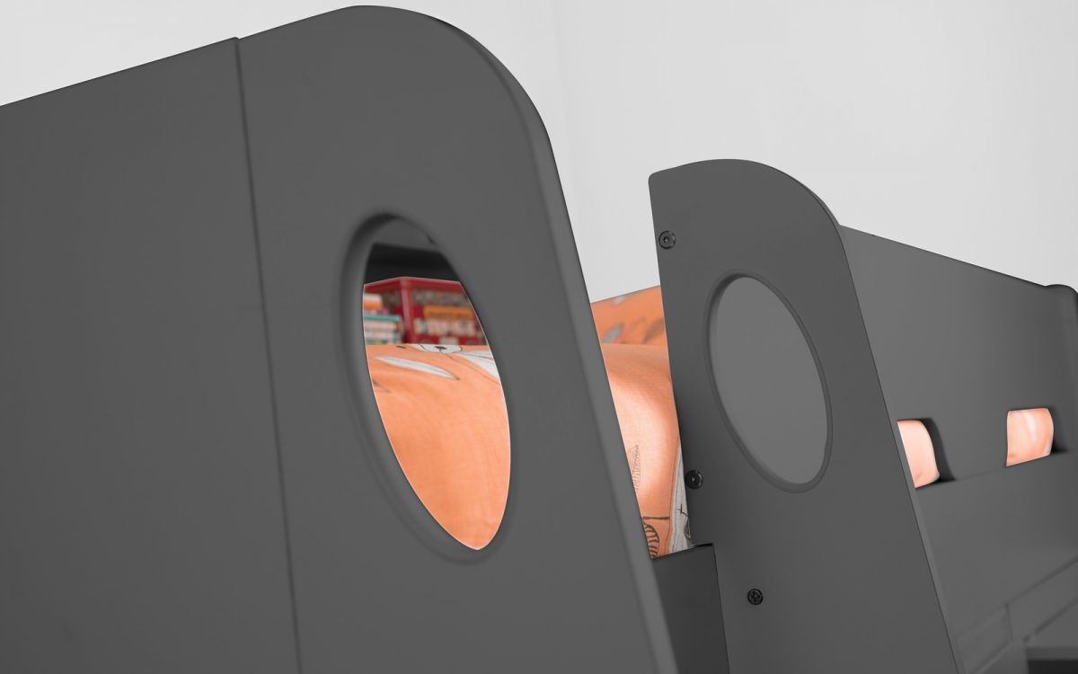 Jupiter Midsleeper - Available in White, Anthracite or Grey Oak - Mattress option