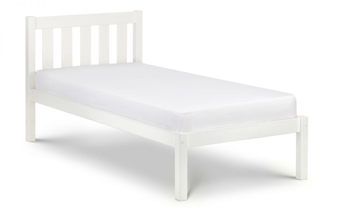 Contemporary Luna Bed - Single or Double - Available in Dove Grey, Surf White or Anthracite Grey 