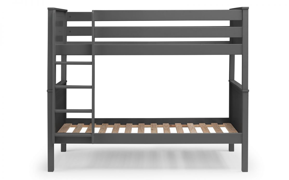 Luxury Maine Bunk Bed - Available in Anthracite, Surf White or Dove Grey - Optional Under Bed and Mattress
