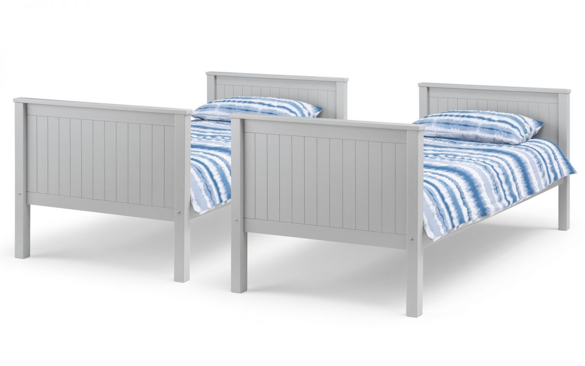 Luxury Maine Bunk Bed - Available in Anthracite, Surf White or Dove Grey - Optional Under Bed and Mattress