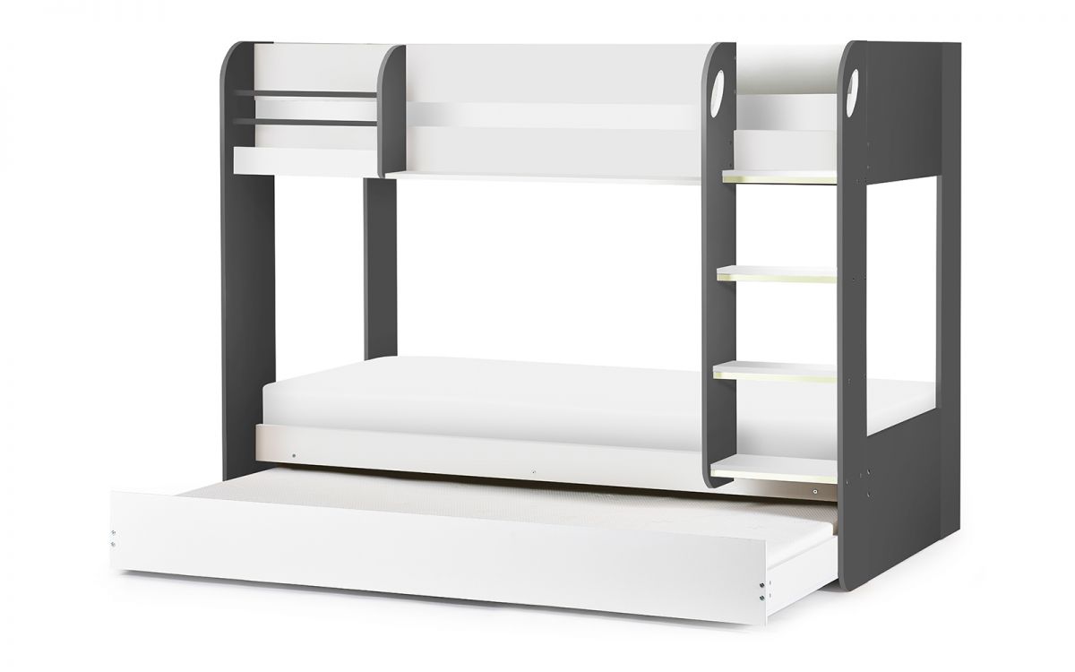 Mars Bunk & Underbed - Available in Charcoal & White, Taupe, Pastel Pink, Grey Oak or All White