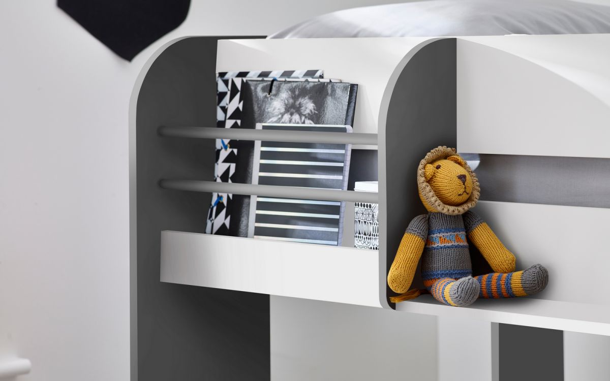 Mars Bunk & Underbed - Available in Charcoal & White, Taupe, Pastel Pink, Grey Oak or All White