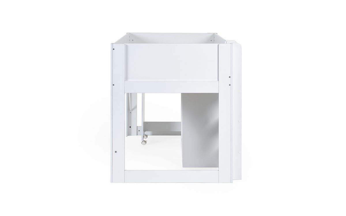 Kids Otis Midsleeper - Available in All White or Urban Rustic And Black - Mattress Option