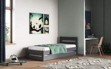 Load image into Gallery viewer, Tera Guest Bed White/Grey With Trundle - Mattress Options Available
