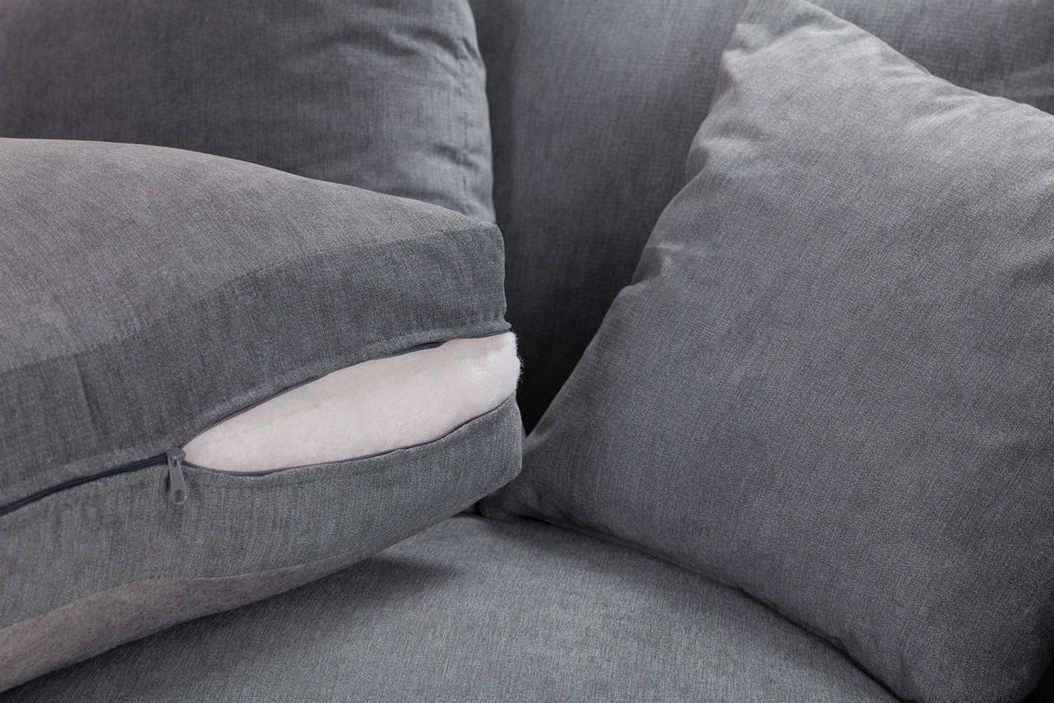Windsor Fullback Sofa - Stone or Grey - Available in a Large Corner, LHF/RHF Corner, 4, 3, 2 Seaters & Arm Chair
