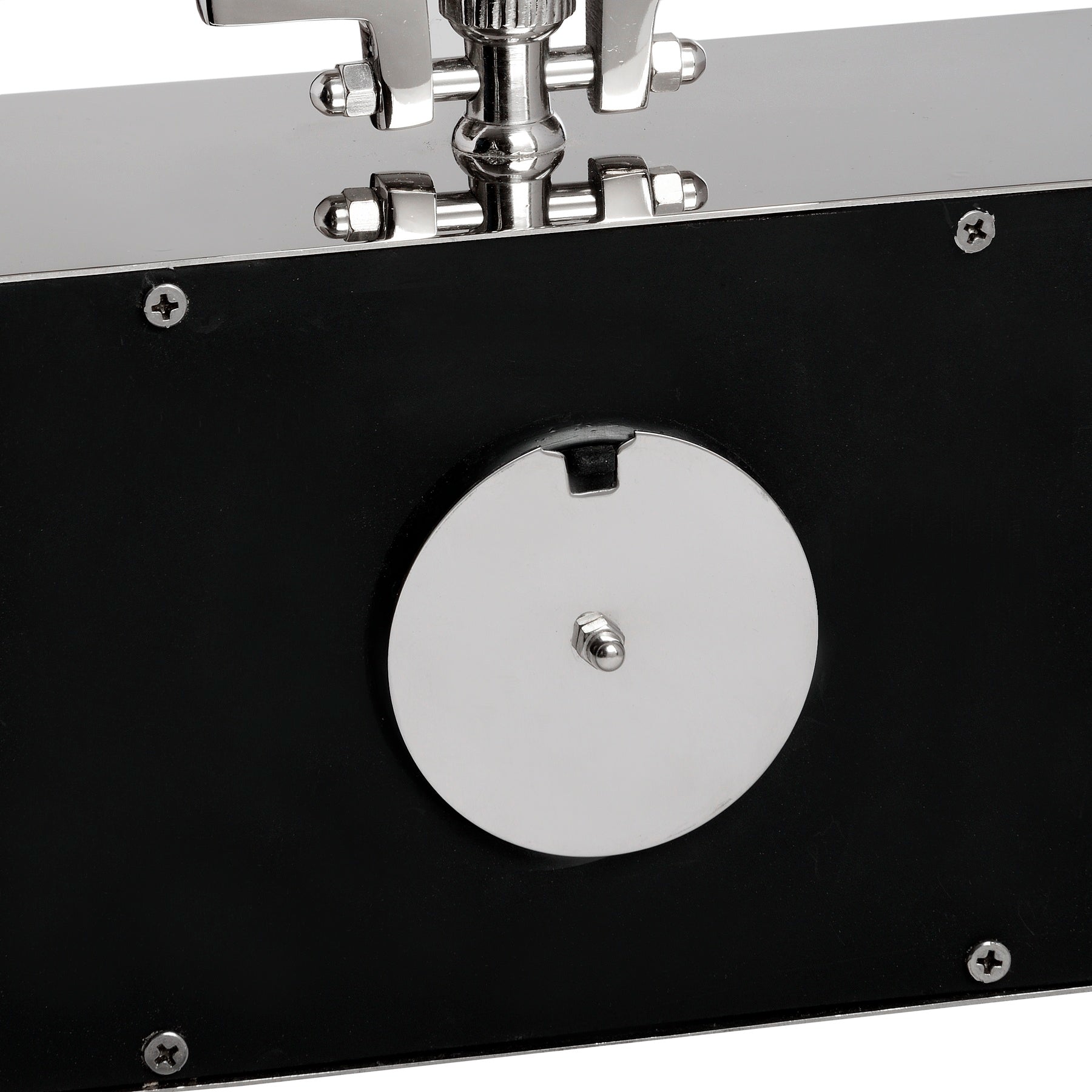 Antique Silver Mechanism Mantle Clock