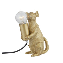 Load image into Gallery viewer, Marvin The Mouse Table Lamp - Gold or Silver Available
