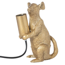 Load image into Gallery viewer, Marvin The Mouse Table Lamp - Gold or Silver Available
