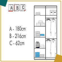 Load image into Gallery viewer, Vision Wardrobe Various Sizes - Available in White, Black or Grey
