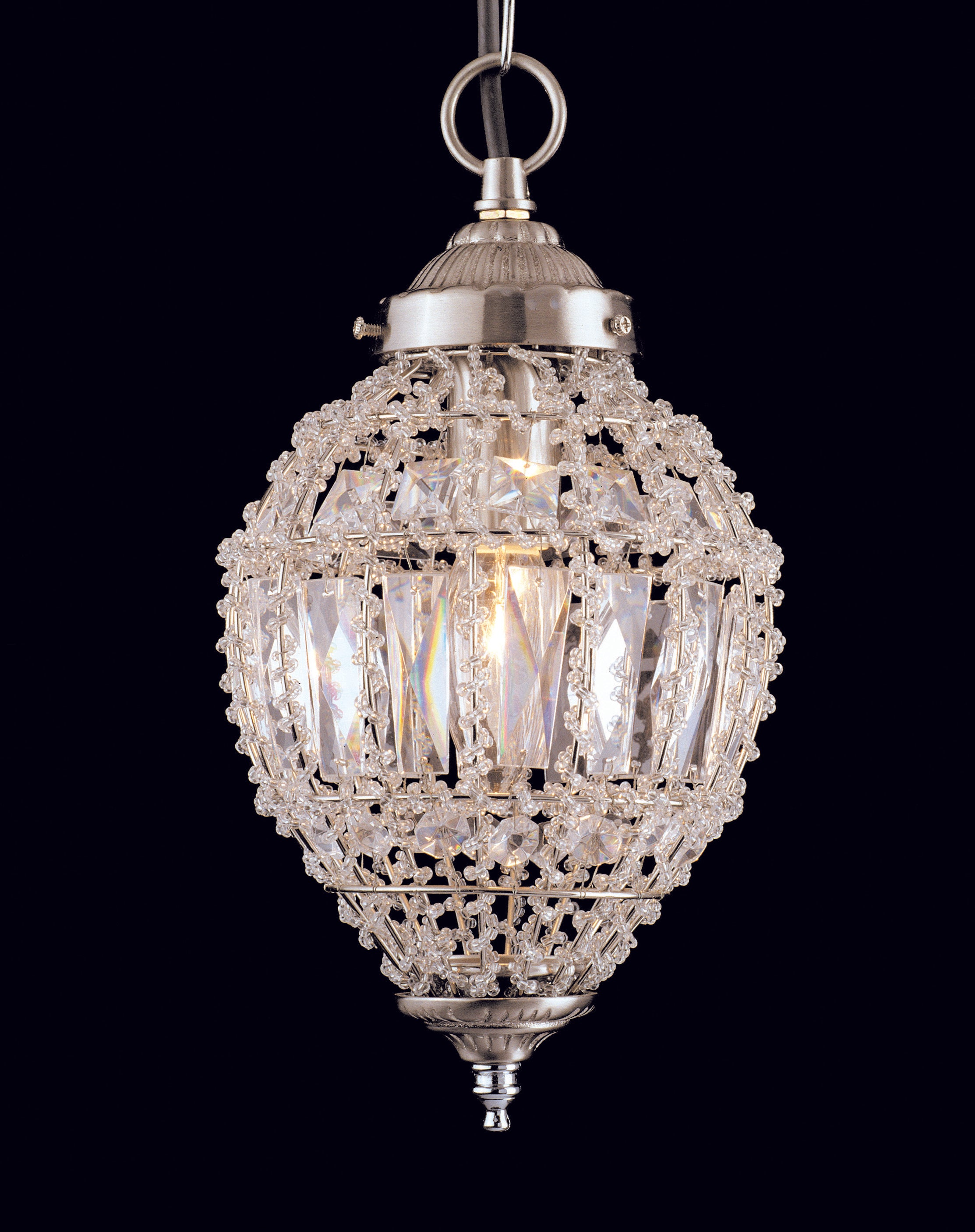 Clayton Beaded 1 Light Pendant Small/Large