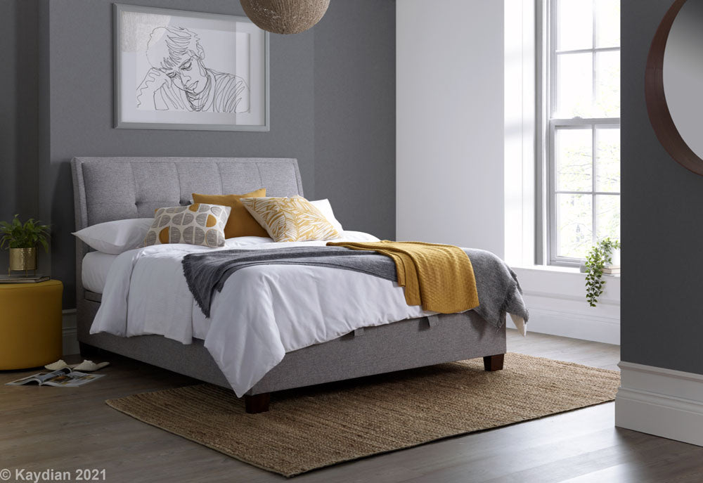 Accent Storage Bed - Available in Pendle Oatmeal Fabric, Pendle Slate Fabric or Marbella Grey Fabric