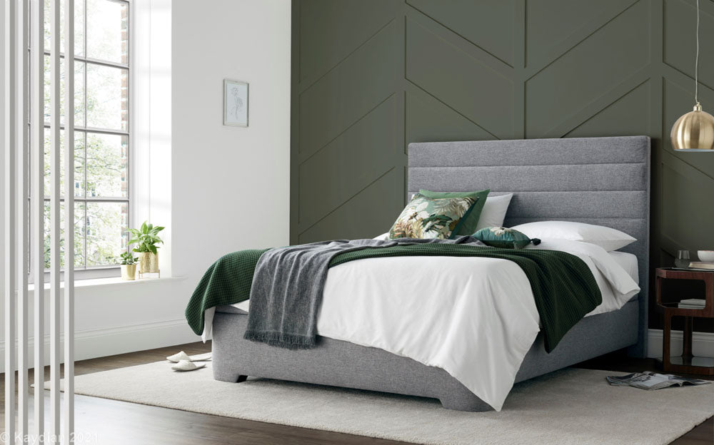 Appleby Storage Bed - Available in Pendle Slate Fabric or Marbella Grey Fabric