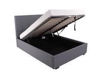 Load image into Gallery viewer, Waltz Ottoman Bed Grey - Available in Double or KingSize
