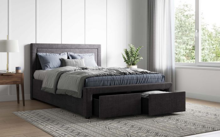 Mens bed store frames queen