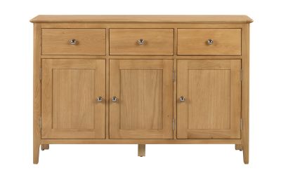 Cotswold Oak SideBoard - 40cm D x 130cm W x 85cm H