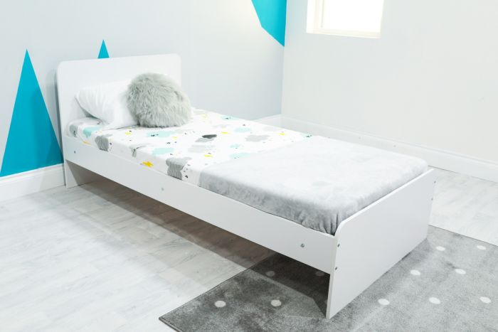 Wizard Single Bed - Available in Grey or White