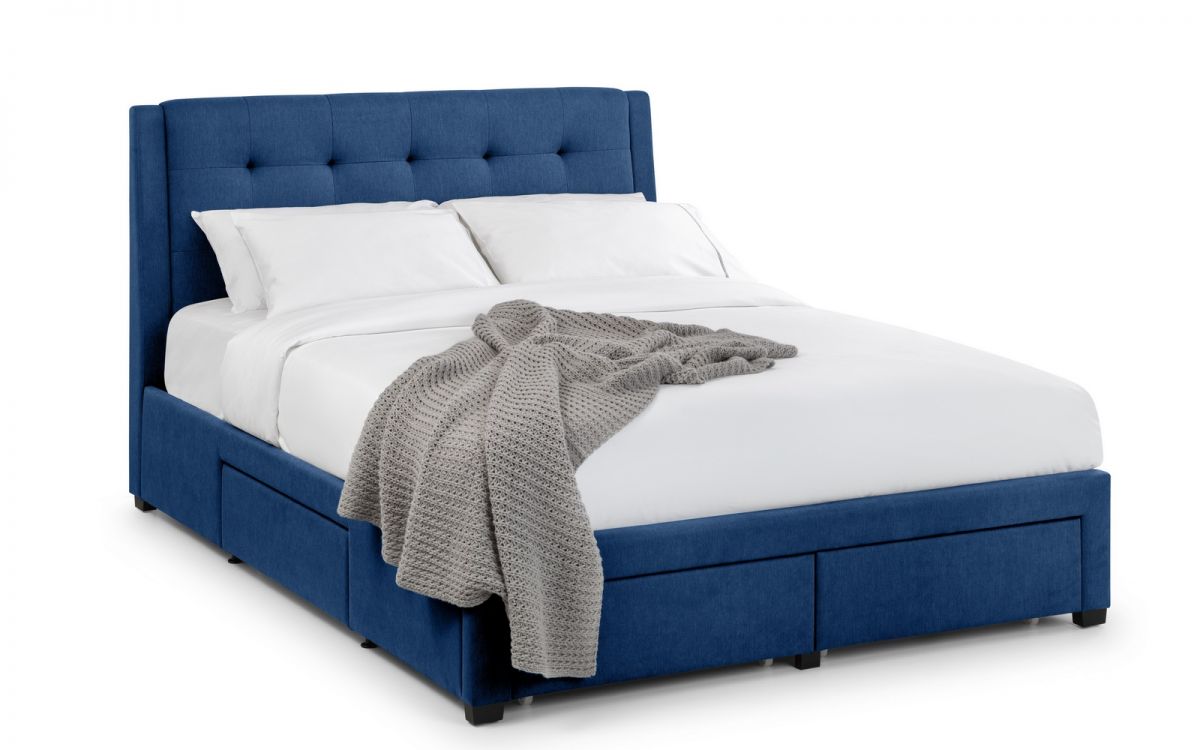 Fullerton 4 Drawer Bed - Blue or Grey