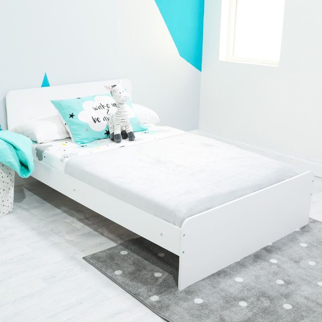 Wizard Bed Small Double - Available in White Or Grey