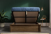 Load image into Gallery viewer, Monti Storage/Ottoman Solid Oak Bed - Oak or Warm Oak - Available in Double, KingSize or SuperKing
