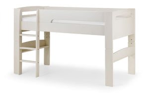 Kids Pluto Midsleeper - Available in White Stone White, Dove Grey or Anthracite  - Mattress & Tent Option