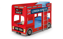 Load image into Gallery viewer, Kids London Bus Bunk Bed - Optional Mattress
