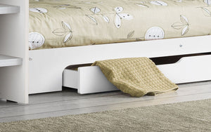 Kids Orion Bunk - Grey Oak, Pure White or Sonoma Oak - Optional Mattress