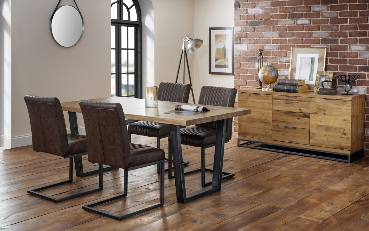 Brooklyn Sideboard - Dark Oak or Oak - 45cm D x 150cm W x 76cm H