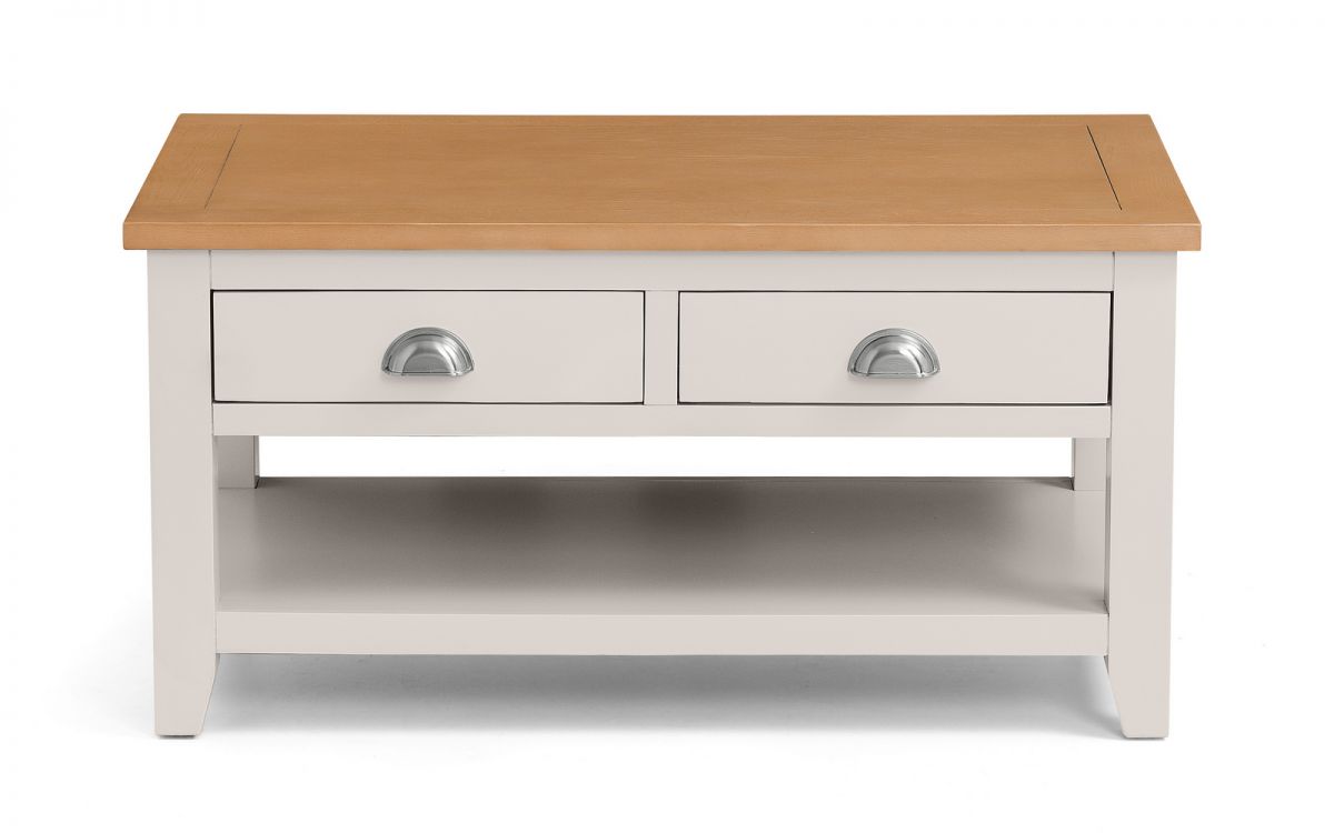 Richmond Coffee Table - Elephant Grey - 60cm D x 100cm W x 50cm H