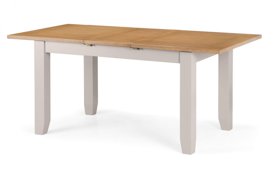 Richmond Extending Dining Table - Elephant Grey - 140cm (x40) D x 90cm W x 78cm H